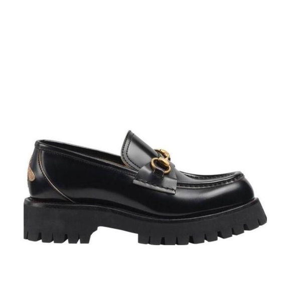 Gucci Shoes - Gucci
Horsebit Lug Sole Leather Loafer